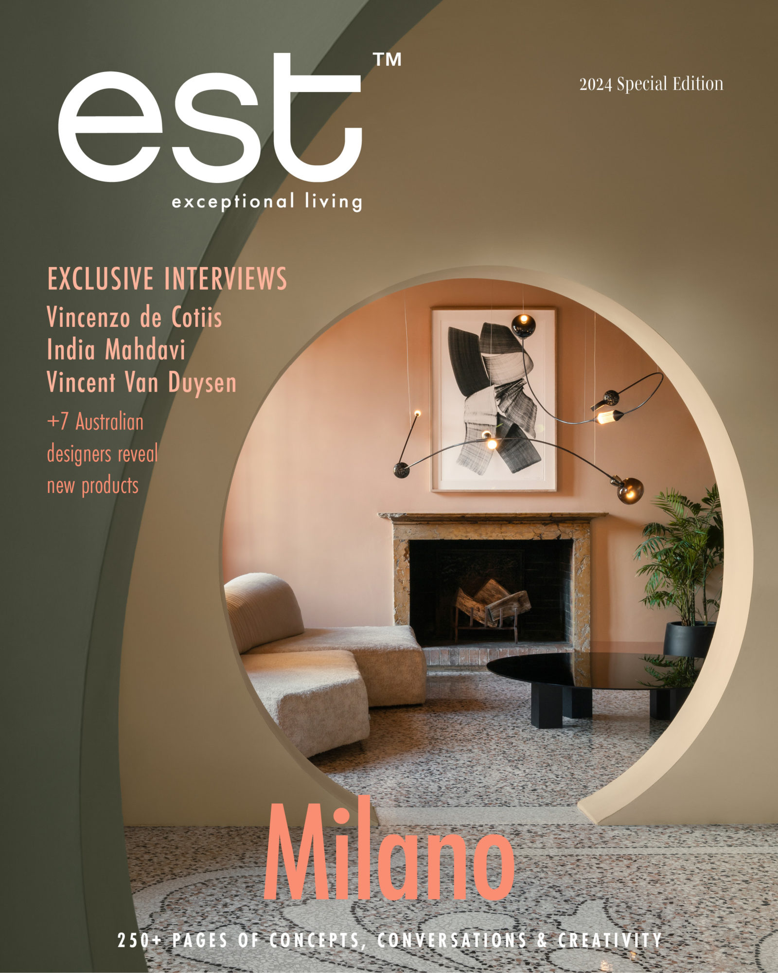 EST Living Magazine - India Mahdavi